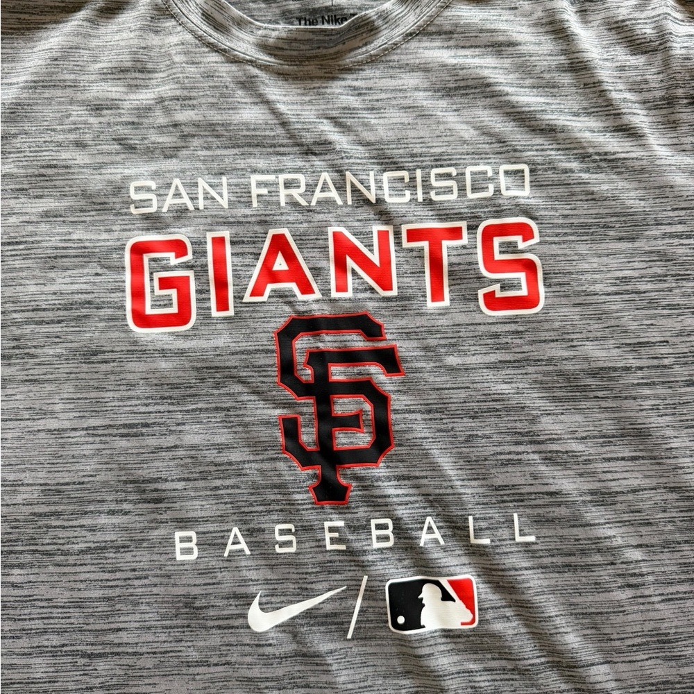 Nike San Francisco Giants Gray T-Shirt Dri Fit
